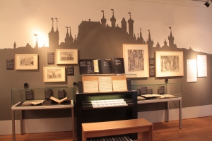Blick in die Kabinettausstellung Bach "Nürnberger Art". Foto: Bach-Archiv Leipzig 