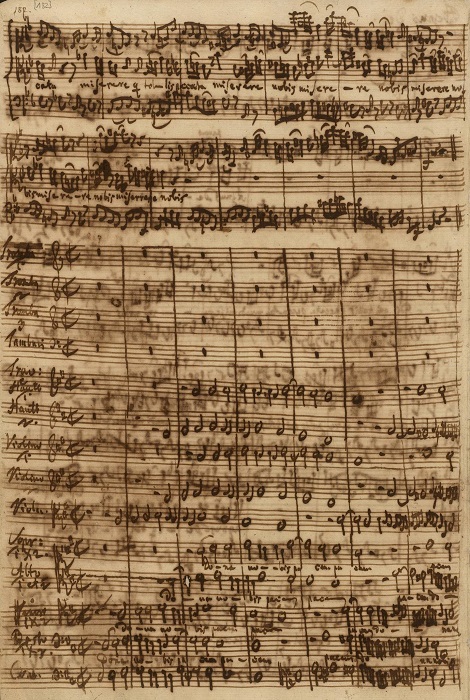 Johann Sebastian Bach, h-Moll-Messe BWV 232, Dona nobis pacem, Autographe Partitur, 1733 – 1749, Staatsbibliothek zu Berlin – Stiftung Preußischer Kulturbesitz, Musikabteilung mit Mendelssohn-Archiv