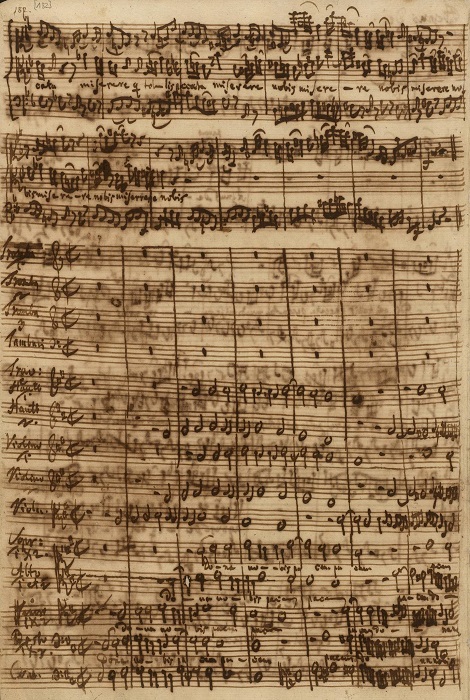 Johann Sebastian Bach, h-Moll-Messe BWV 232, Dona nobis pacem, Autographe Partitur, 1733 – 1749, Staatsbibliothek zu Berlin – Stiftung Preußischer Kulturbesitz, Musikabteilung mit Mendelssohn-Archiv