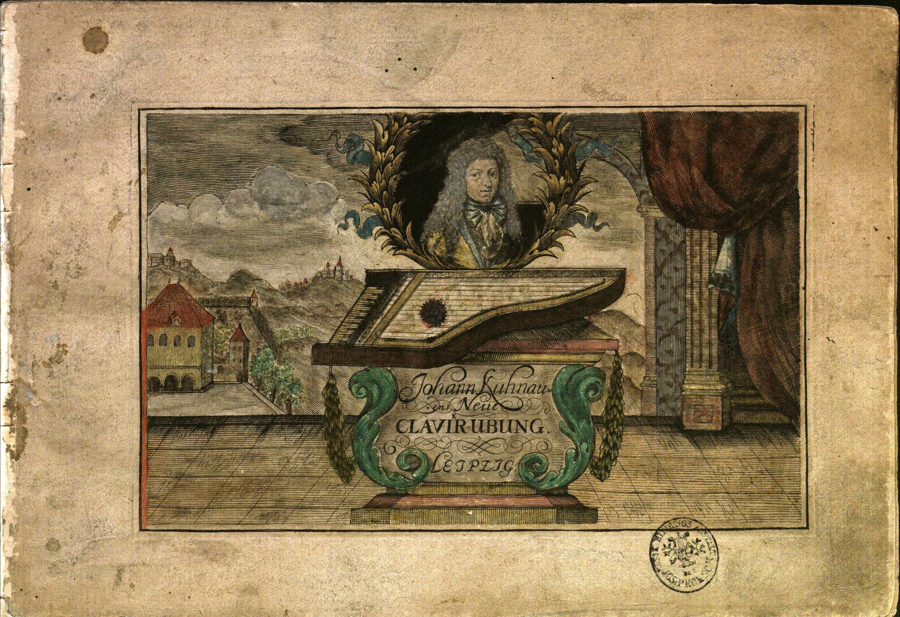 Johann Kuhnau: ‘New keyboard practice’, volume I, Leipzig, 1689, Bach-Archiv Leipzig 