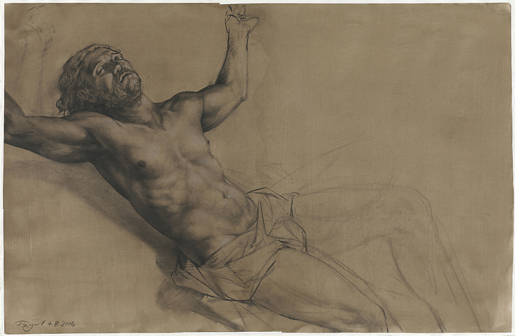  Study for Crucified Figure, 2006 © Galerie Schwind / VG Bild-Kunst, Bonn 2021